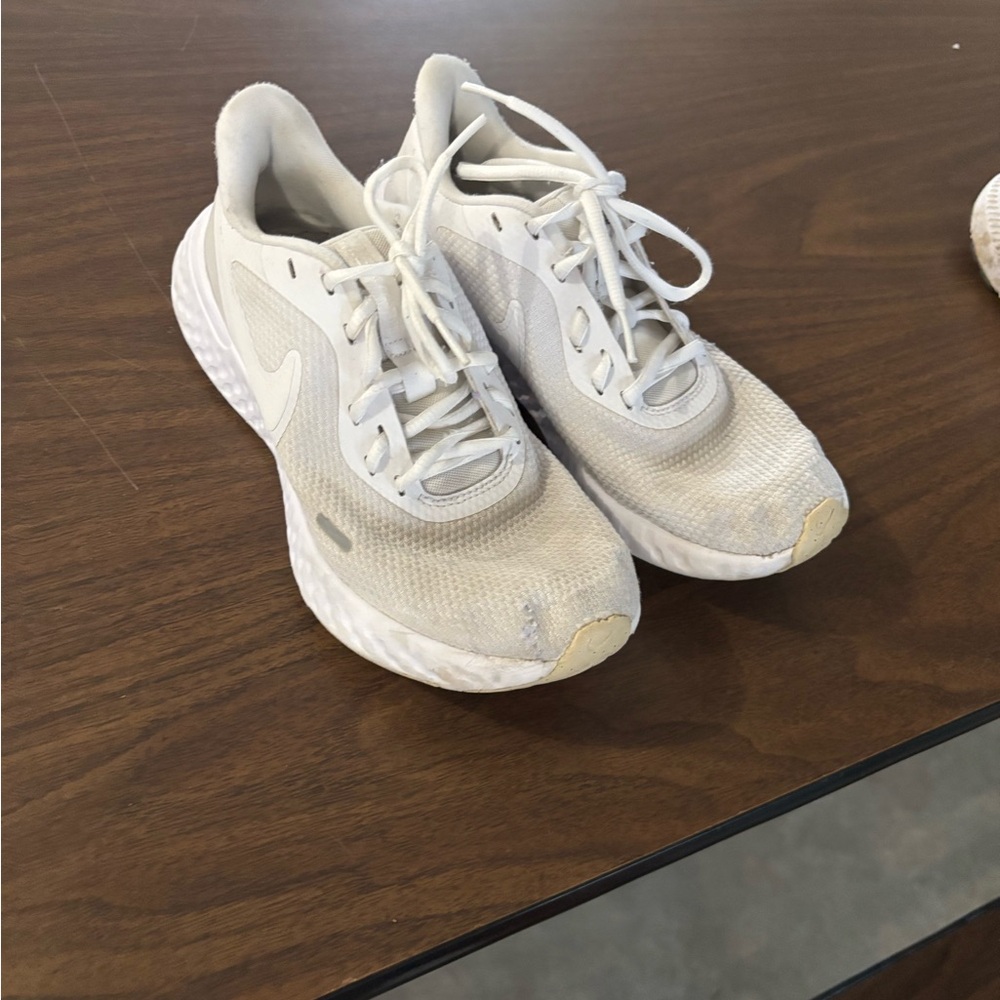 Nike White Running Shoes